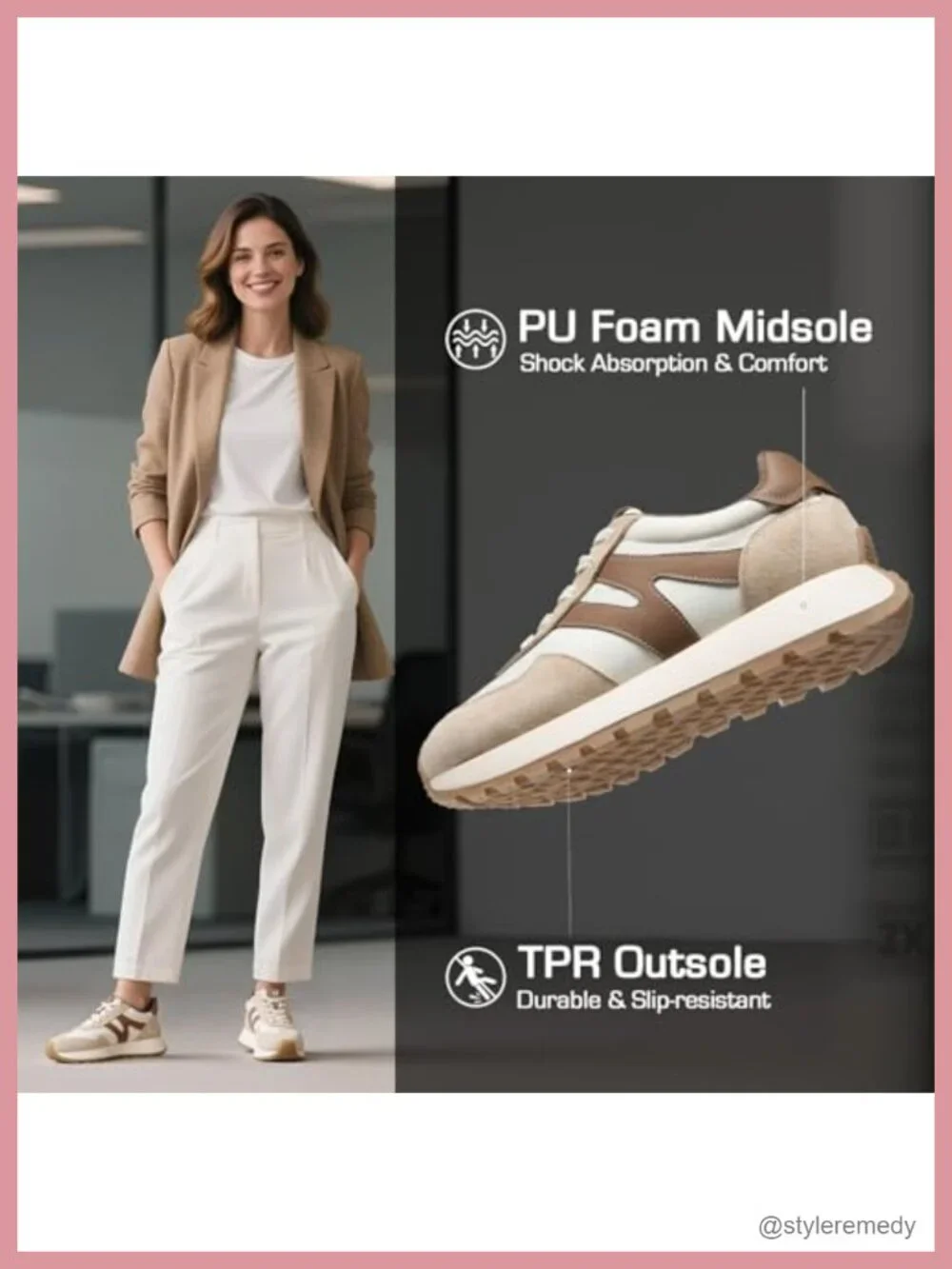 Women's Fashion Sneakers Breathable Casual Comfort Walking Shoes Platform